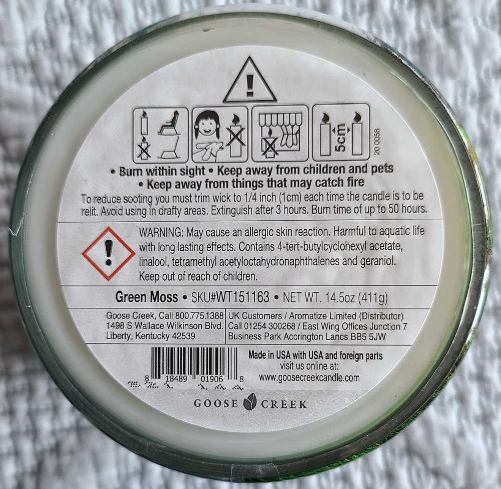 CANDLE: St. Patrick’s Day Goose Creek Ireland Green Moss 2021 - Goose Creek Candle (St. Patrick’s Day Candle) action figure collectible [Barcode 818489019068] - Main Image 2