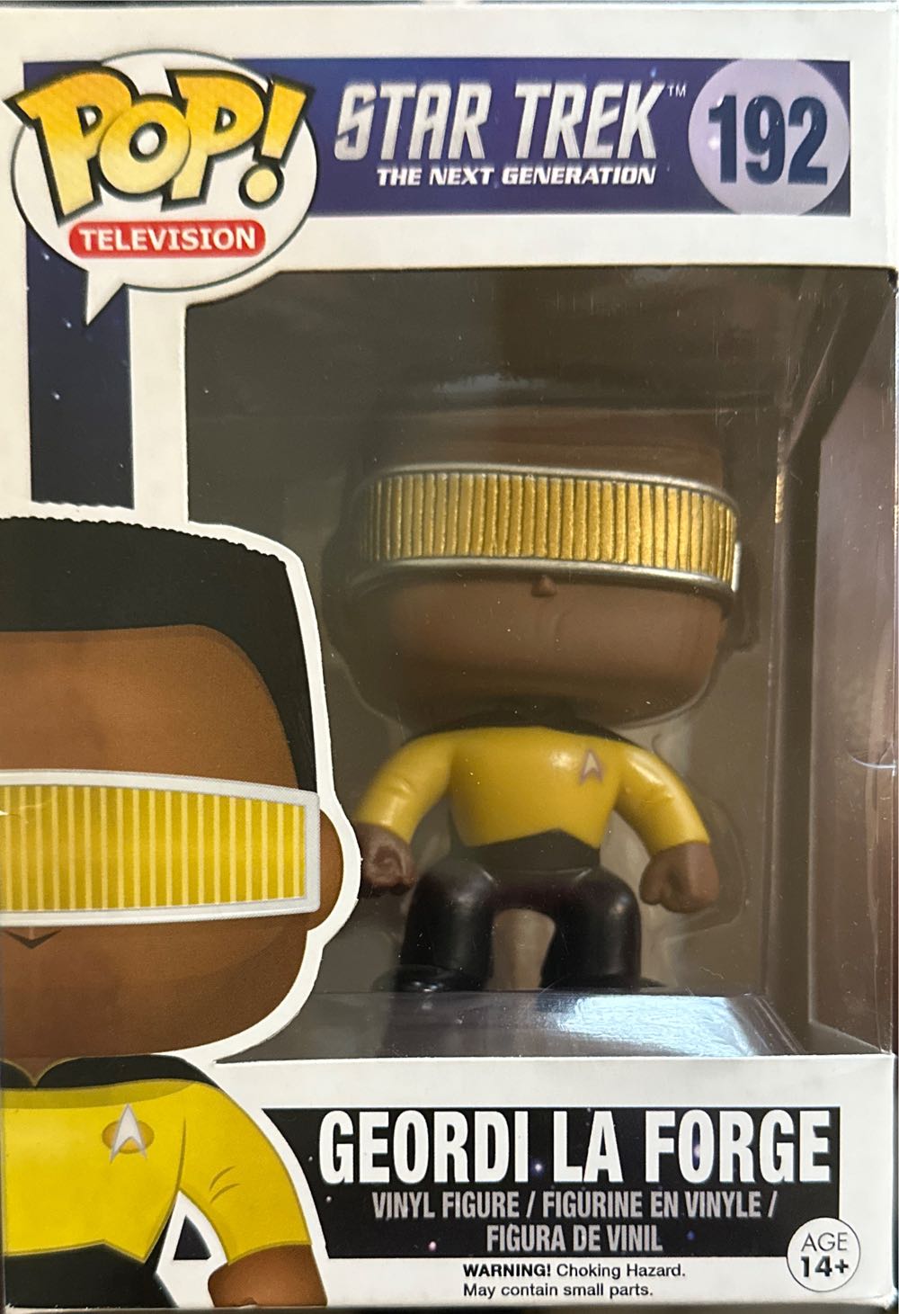 Star Trek: TNG Geordi La Forge - Funko Pop (Funko Pop! Television) action figure collectible [Barcode 849803049058] - Main Image 2