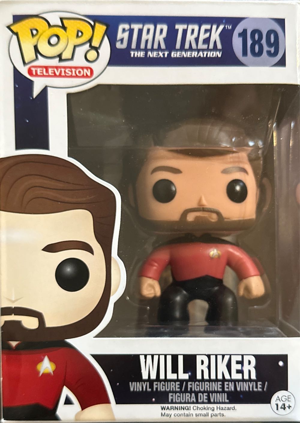 Star Trek: TNG Will Riker - Funko Pop (Funko Pop! Television) action figure collectible [Barcode 849803049041] - Main Image 2
