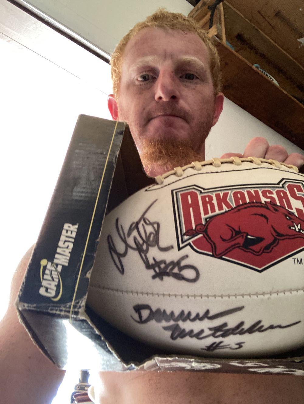 Arkansas Razorback Football  action figure collectible [Barcode 050386720207] - Main Image 4