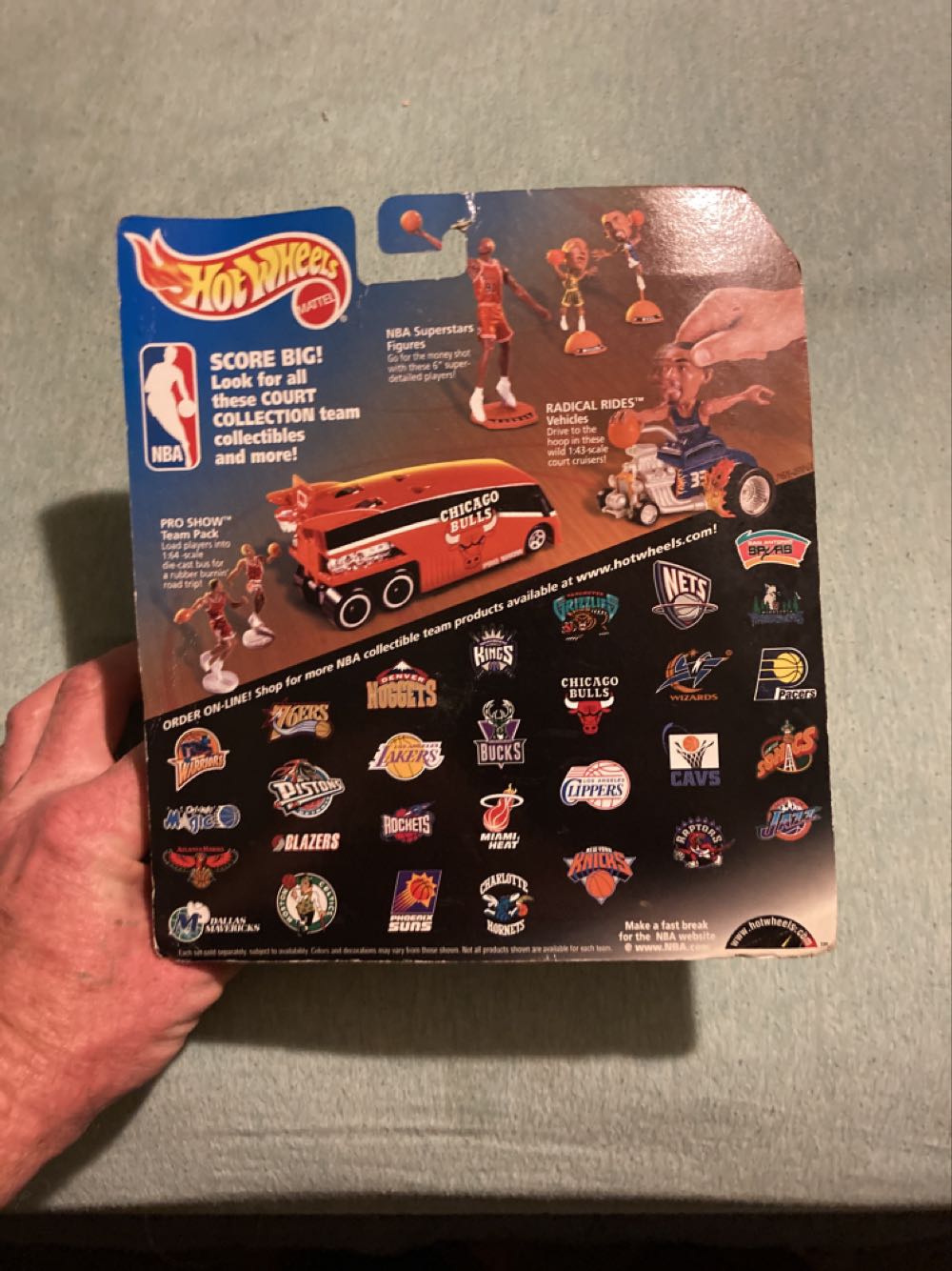 New Hot Wheels Nba Pro Show Team Pack Chicago Bulls Michael Jordan Pippen - Hot Wheels (Mattel) action figure collectible [Barcode 074299216763] - Main Image 3