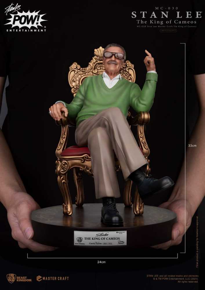 Stan Lee, The King of Cameos (MC-030) - Beast Kingdom action figure collectible - Main Image 4
