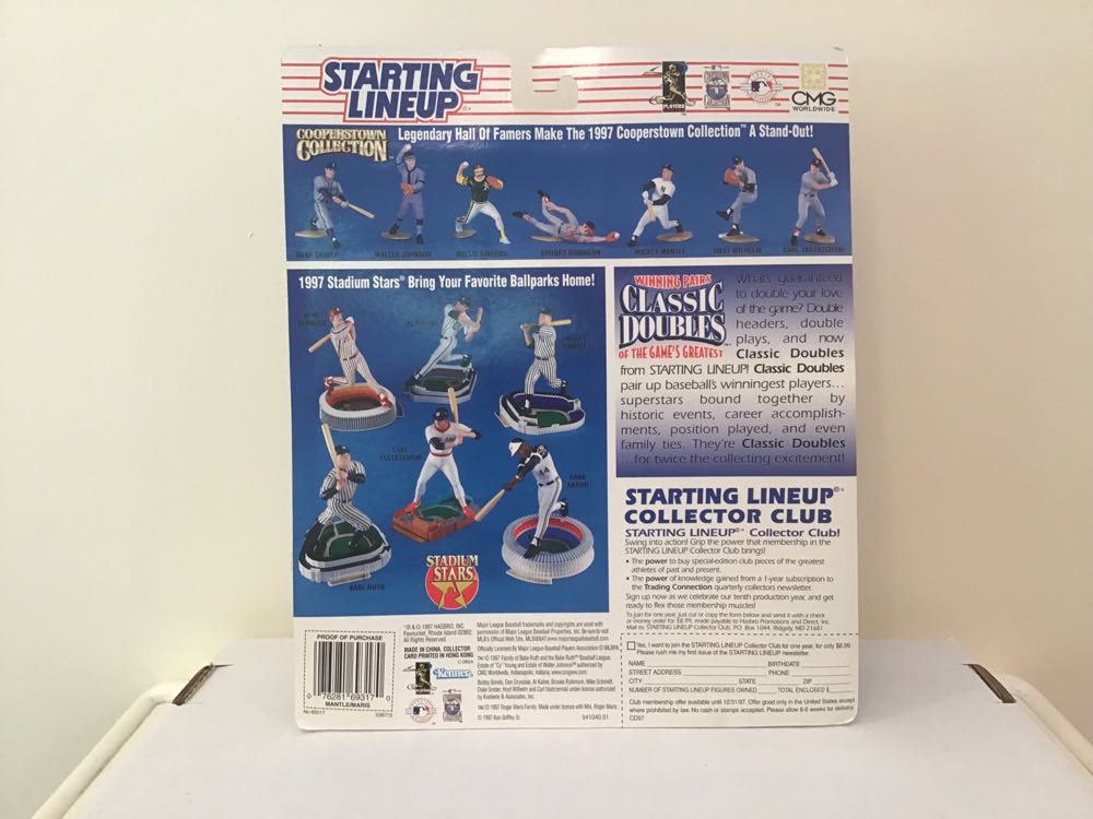 Mickey Mantle / Roger Maris - Kenner (Classic Doubles) action figure collectible - Main Image 2