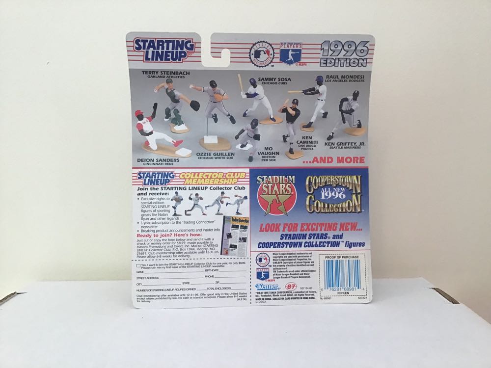 96 Cal Ripken, Jr - Kenner action figure collectible - Main Image 2