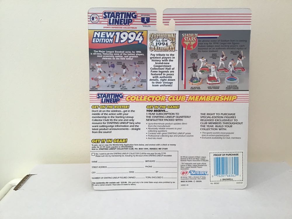 Jeff Bagwell - Kenner action figure collectible - Main Image 2