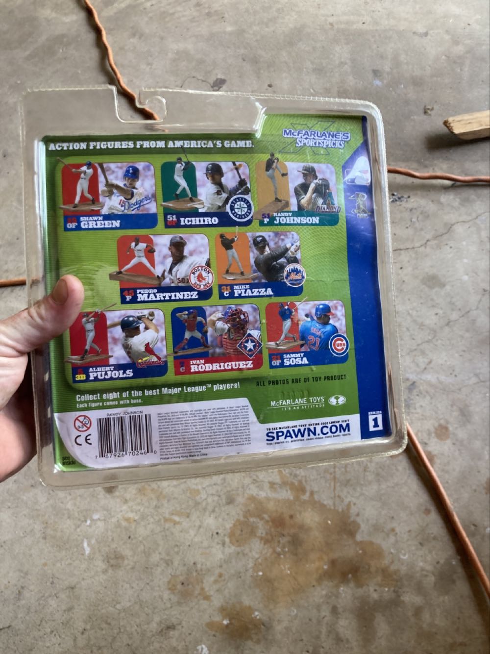 Randy Johnson. Arizona Diamondbacks - McFarlane (Baseball) action figure collectible [Barcode 787926702460] - Main Image 2