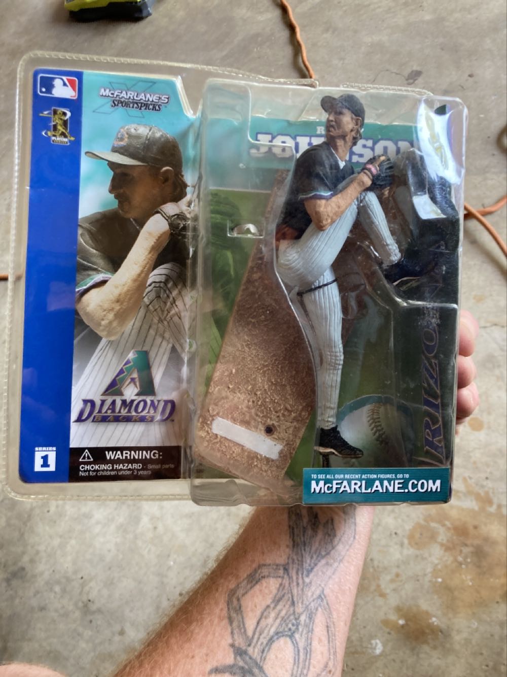 Randy Johnson. Arizona Diamondbacks - McFarlane (Baseball) action figure collectible [Barcode 787926702460] - Main Image 3