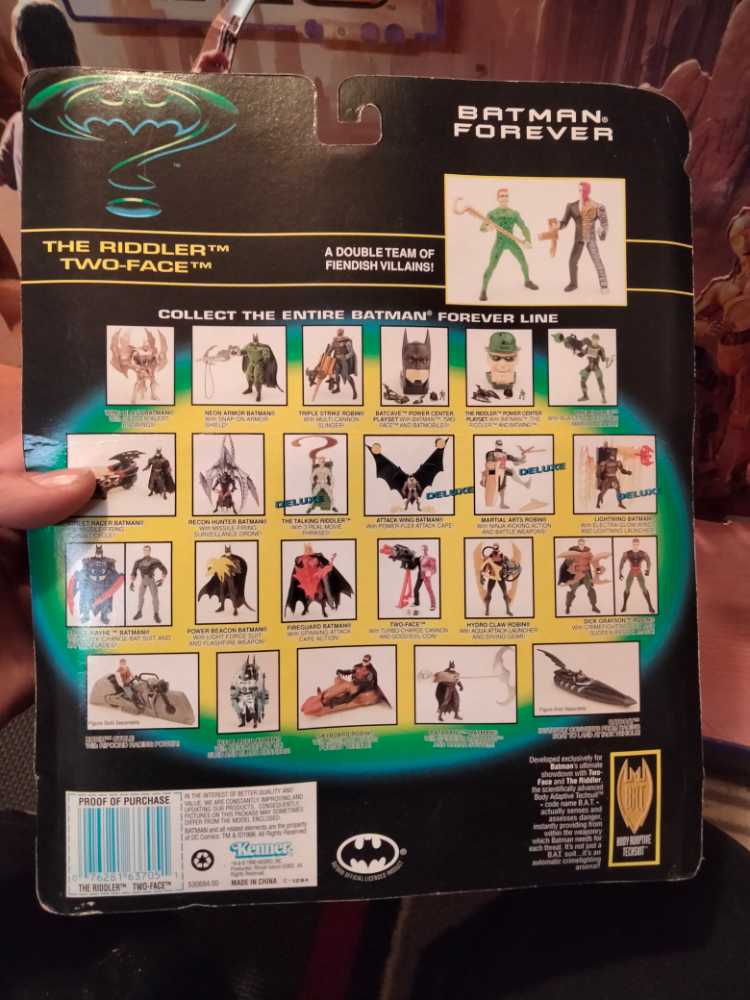 The Riddler & Two Face - Kenner (Batman: Batman Forever) action figure collectible [Barcode 076281637051] - Main Image 2