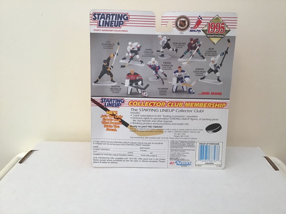 Sergei Fedorov - Kenner action figure collectible - Main Image 2