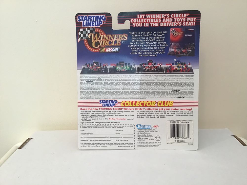 Jeff Gordon - Kenner action figure collectible - Main Image 2