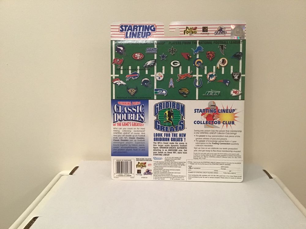 Dan Marino / Bob Griese - Kenner (Classic Doubles) action figure collectible - Main Image 2