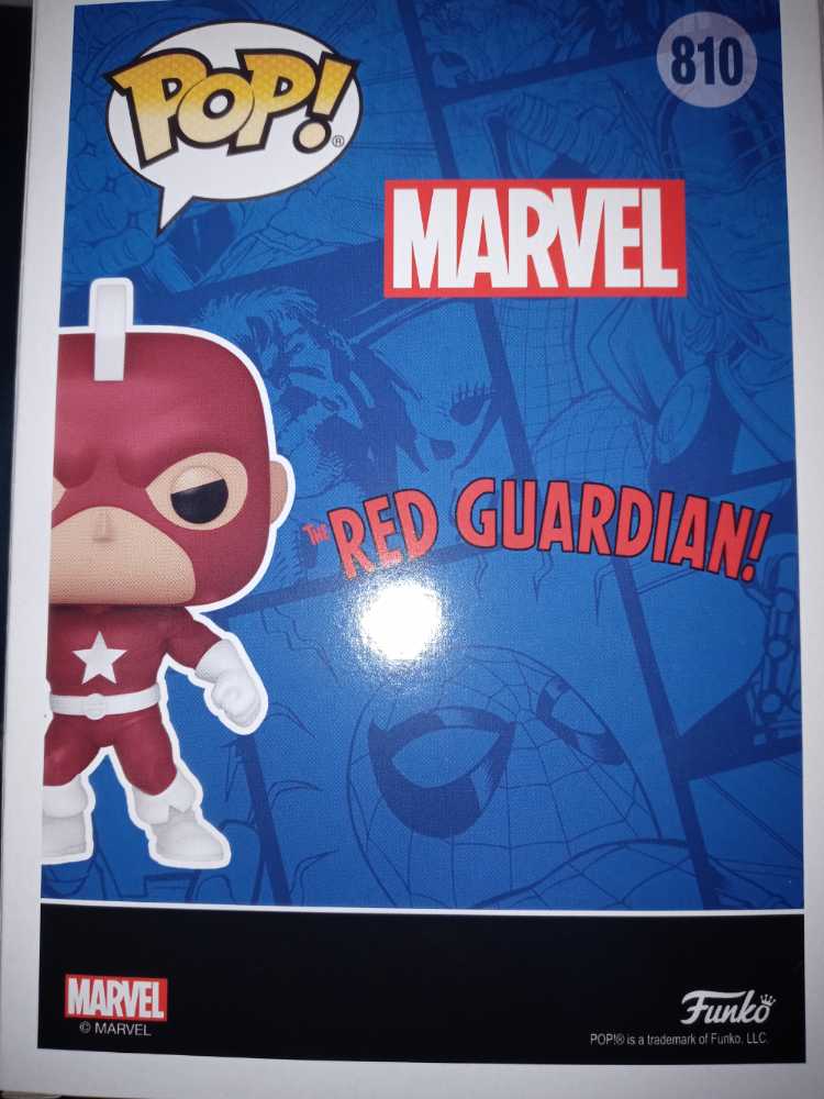 Funko Pop! Marvel: Year Of The Shield Red Guardian Amazon Exclusive - Funko (Marvel Year of the Sheild) (Marvel Year of the Sheild) action figure collectible [Barcode 889698554787] - Main Image 2