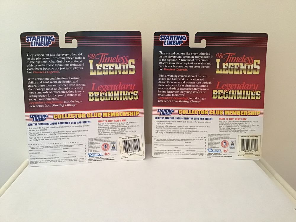 Joe Montana - Kenner (Timeless Legends) action figure collectible - Main Image 2