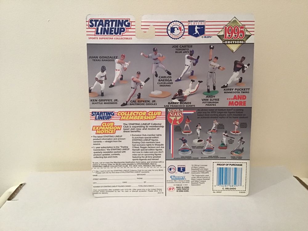Carlos Delgado - Kenner action figure collectible - Main Image 2