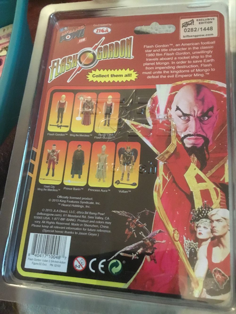 Vultan - Bif Bang Pow (Flash Gordon) action figure collectible [Barcode 840417100487] - Main Image 2