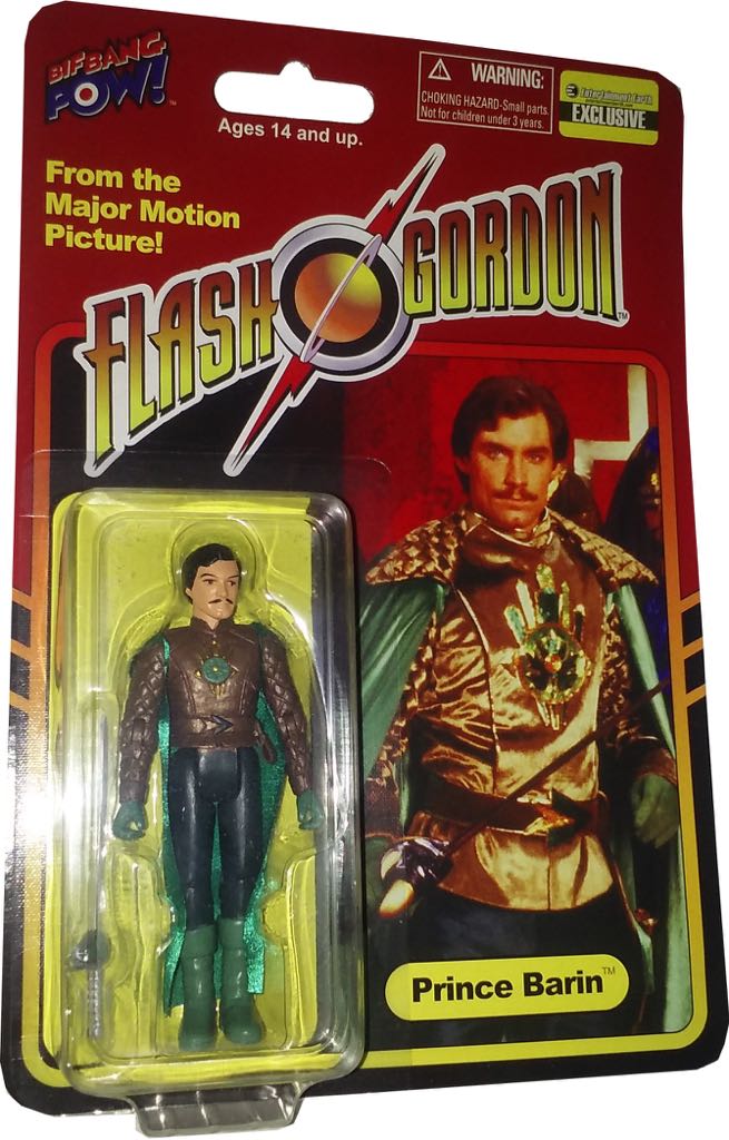 Prince Barin In Cape - Bif Bang Pow (Flash Gordon) action figure collectible [Barcode 840417100494] - Main Image 2