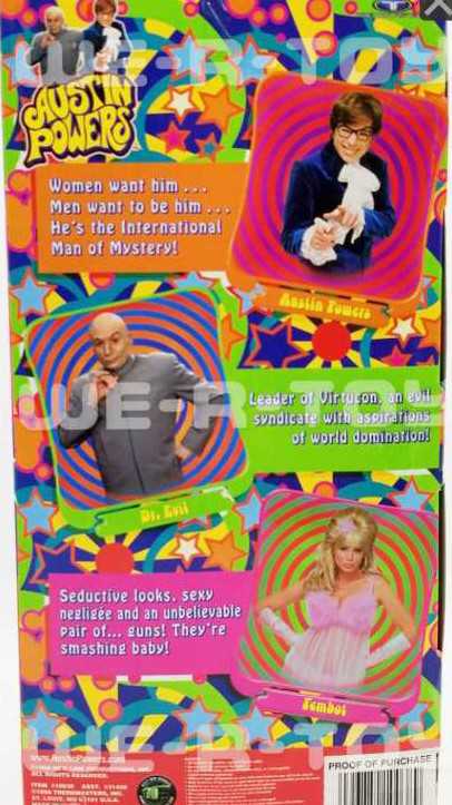 Austin Powers Fully Poseable Shagadelic Nip Austin - New Line Productions (Austin Powers) action figure collectible [Barcode 096882100389] - Main Image 4