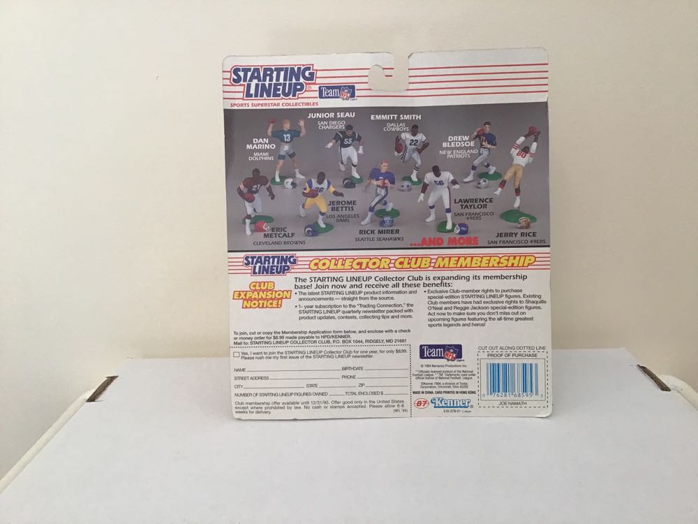 Joe Namath - Kenner (Kenner Club) action figure collectible - Main Image 2