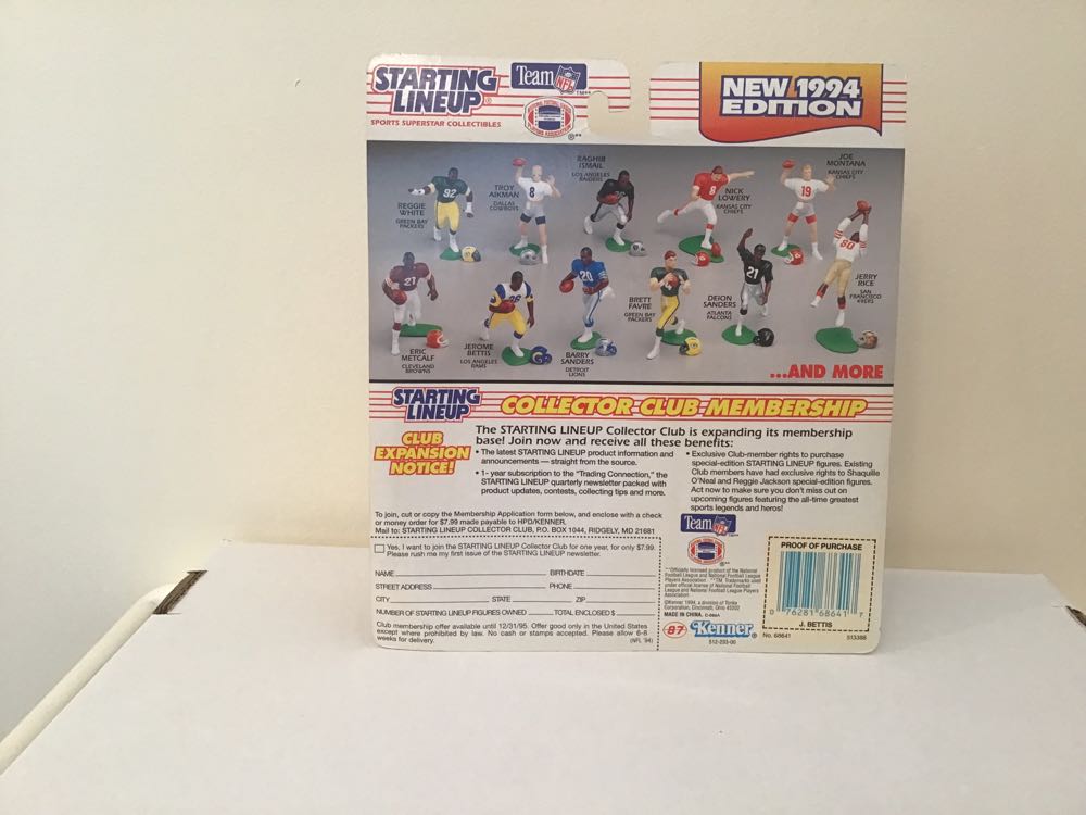 Jerome Bettis - Kenner action figure collectible - Main Image 2