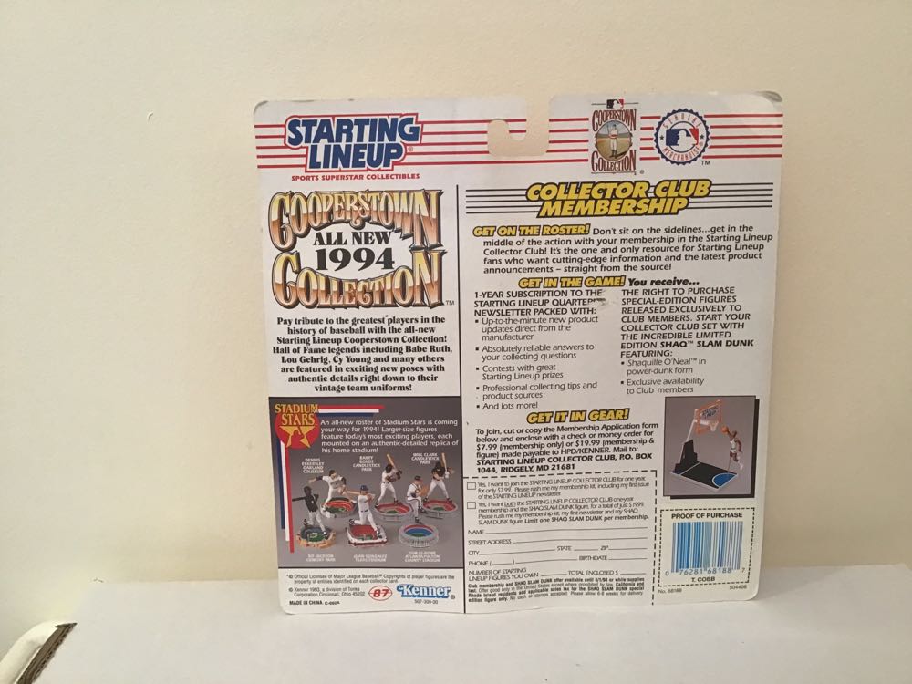 Ty Cobb - Kenner (Cooperstown Collection) action figure collectible - Main Image 2