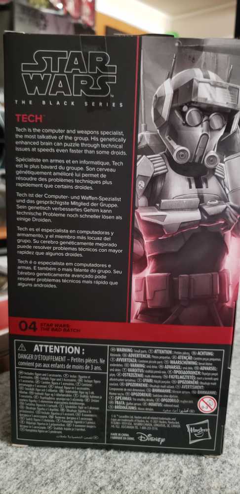 Star Wars : The Black Series - Tech - Hasbro (Star Wars: The Bad Batch) action figure collectible [Barcode 5010993828005] - Main Image 3