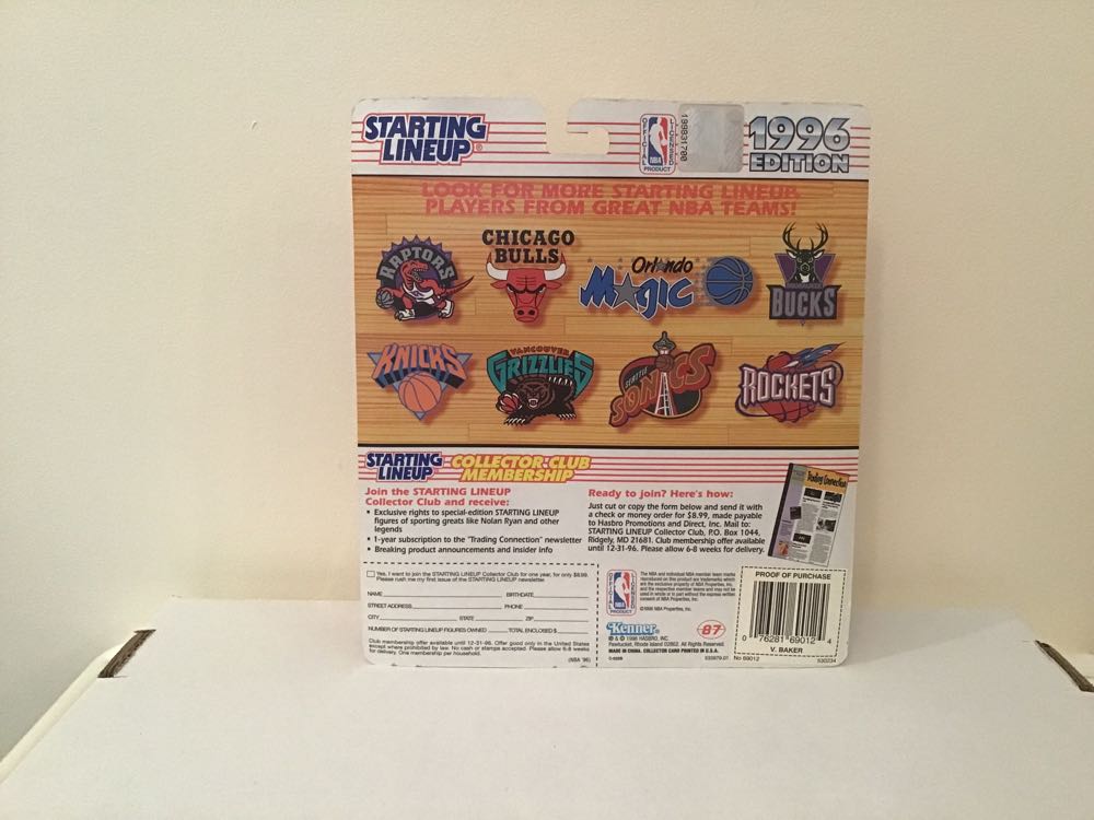 Vin Baker - Kenner action figure collectible - Main Image 2