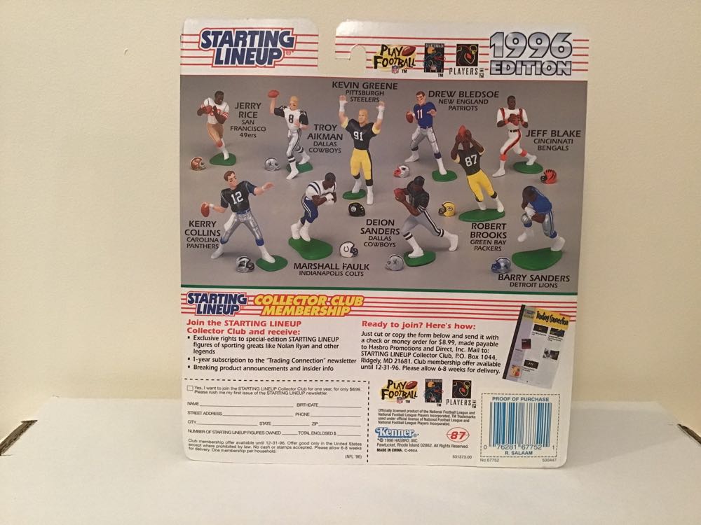 Rashaan Salaam - Kenner action figure collectible - Main Image 2