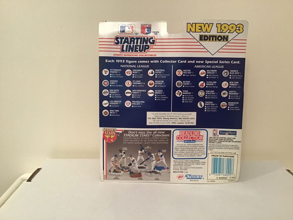 Carlos Baerga - Kenner action figure collectible - Main Image 2