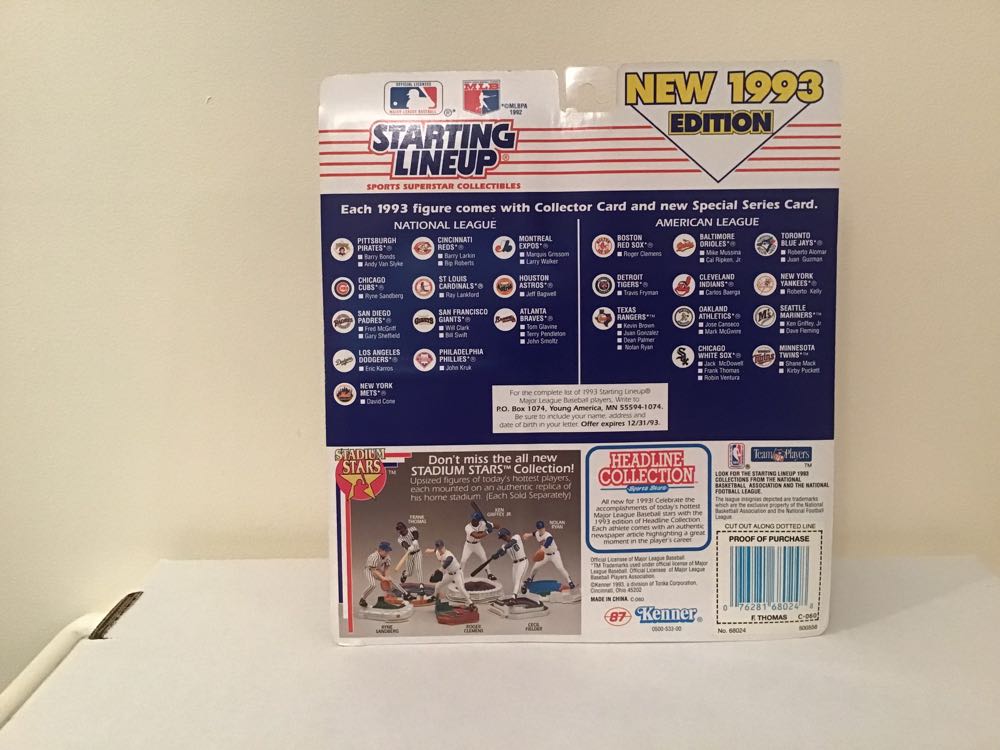 Frank Thomas - Kenner action figure collectible - Main Image 2