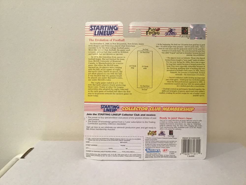 Terry Glenn - Kenner action figure collectible - Main Image 2