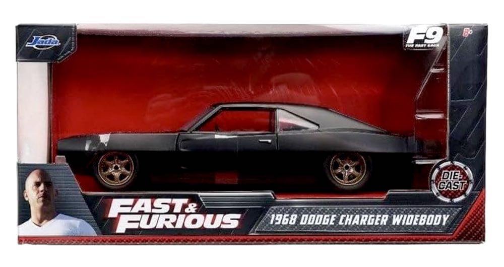 Jada 1:24 Fast & Furious 1968 Dodge Charger Widebody - JADA TOYS, Inc. (Fast & Furious) action figure collectible [Barcode 801310326145] - Main Image 2