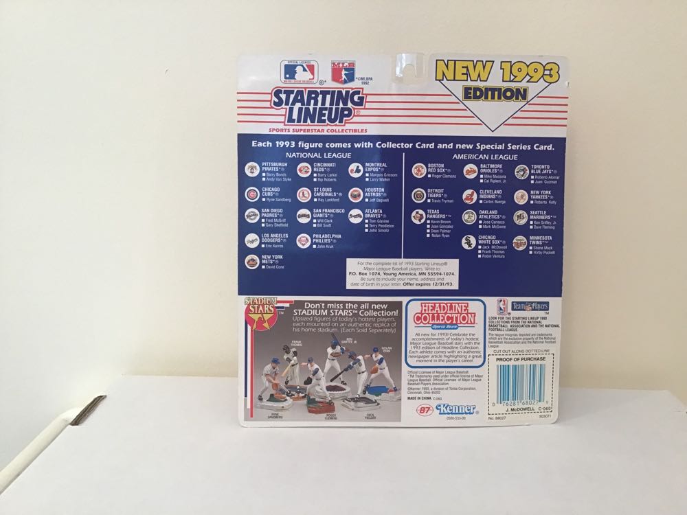 Jack McDowell - Kenner action figure collectible - Main Image 2