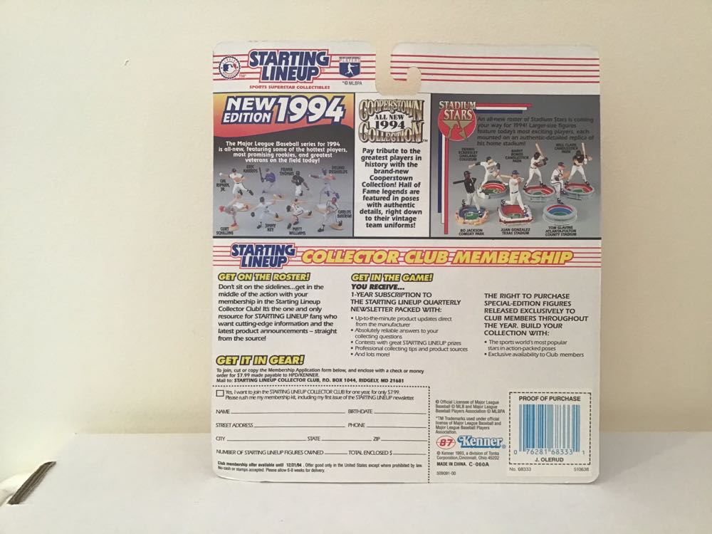 John Olerud - Kenner action figure collectible - Main Image 2