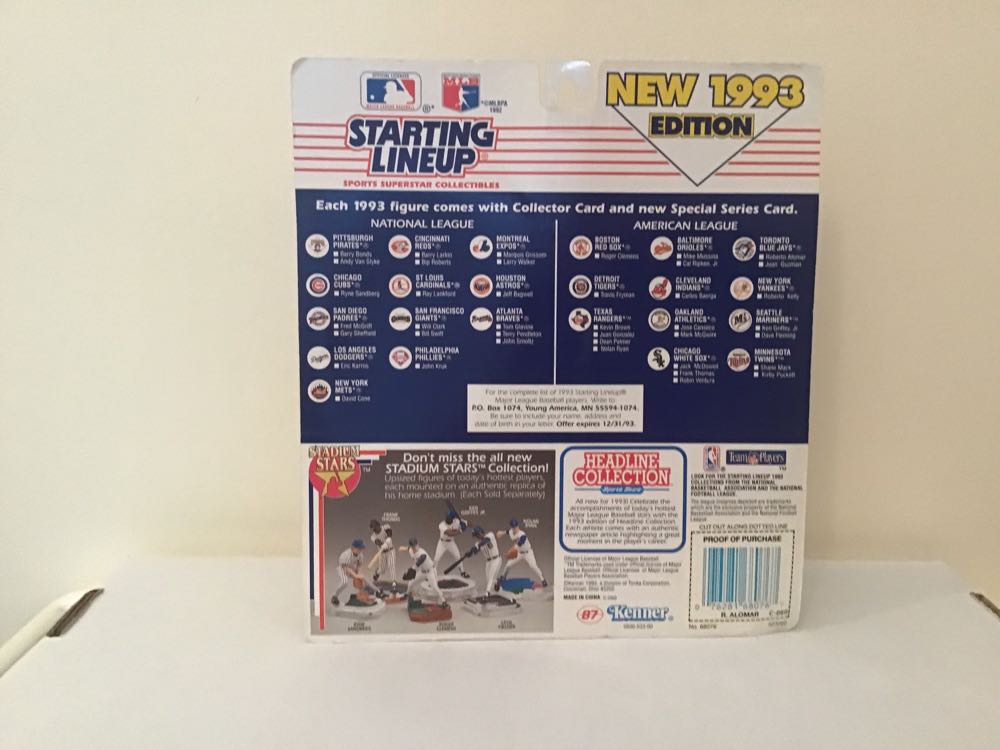 Roberto Alomar - Kenner action figure collectible - Main Image 2