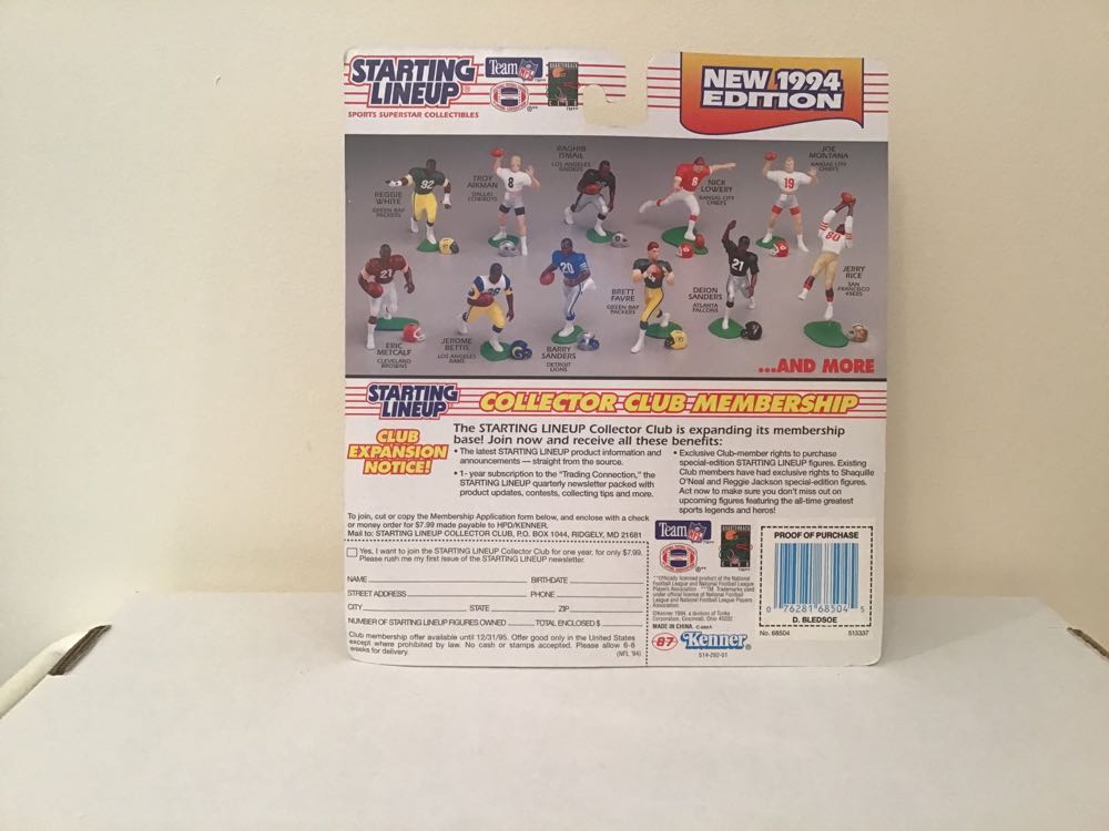 Drew Bledsoe - Kenner action figure collectible - Main Image 2