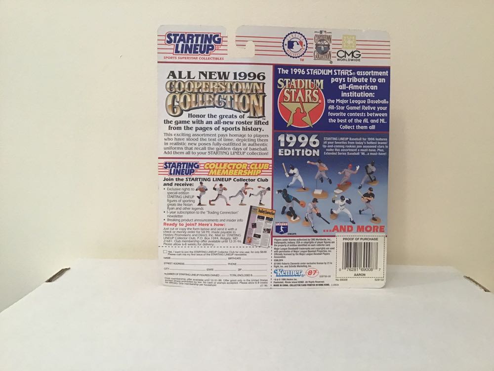 Hank Aaron - Kenner (Cooperstown Collection) action figure collectible - Main Image 2