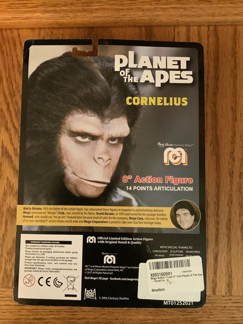 Planet Of The Apes Cornelius - Mego Corp (Planet Of The Apes) action figure collectible - Main Image 2
