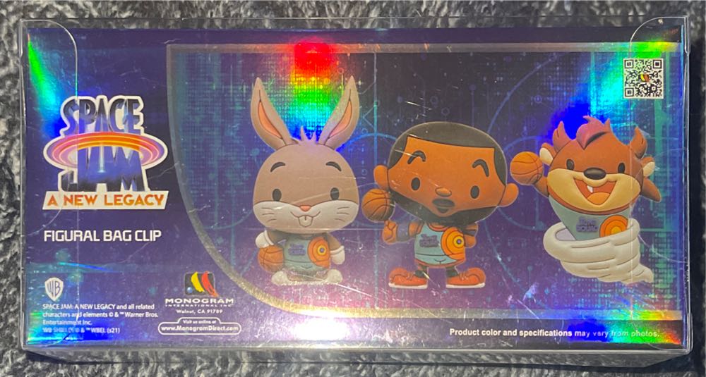 Space Jam New Legacy Figural Bag Clips Bugs James  action figure collectible [Barcode 077764472053] - Main Image 2