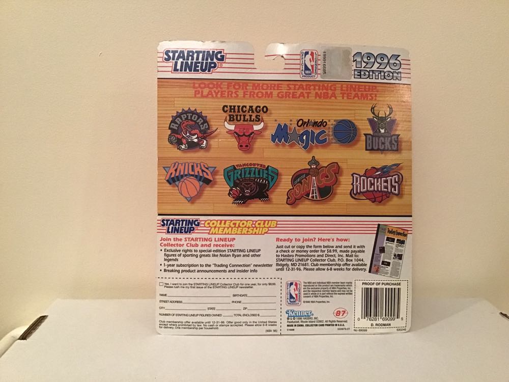 Dennis Rodman - Kenner action figure collectible - Main Image 2