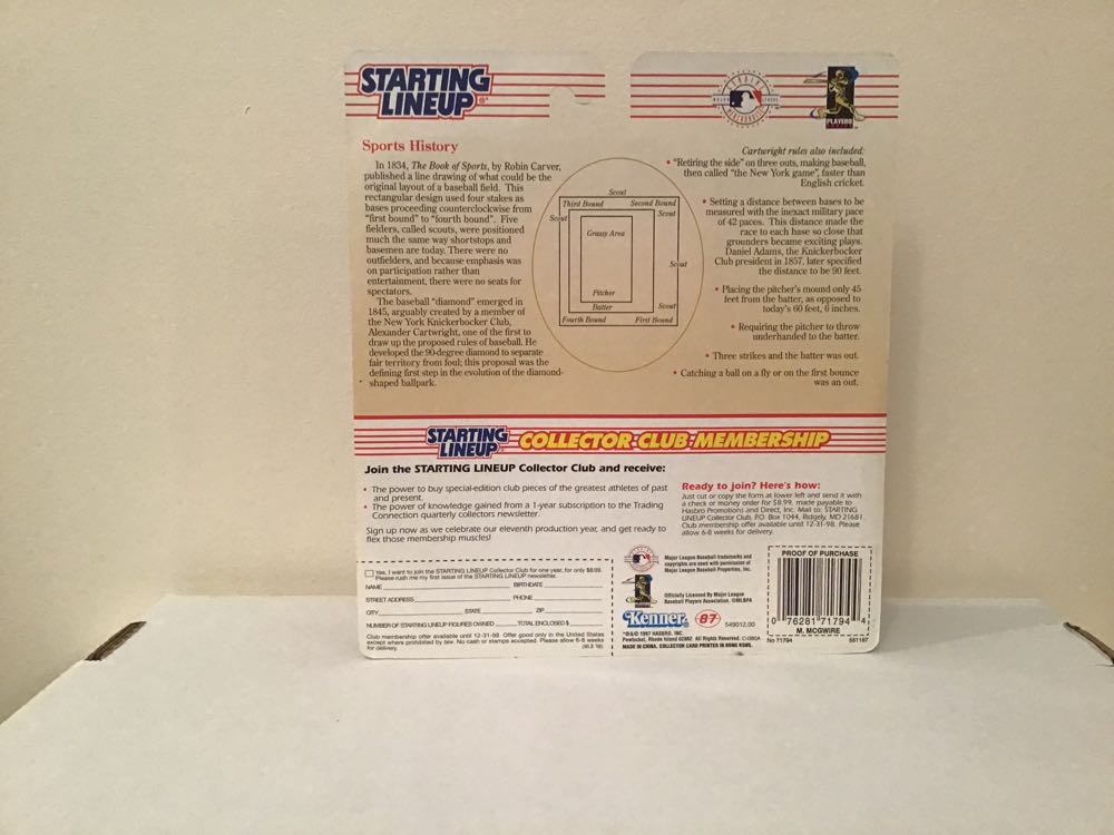 Mark McGwire - Kenner action figure collectible - Main Image 2