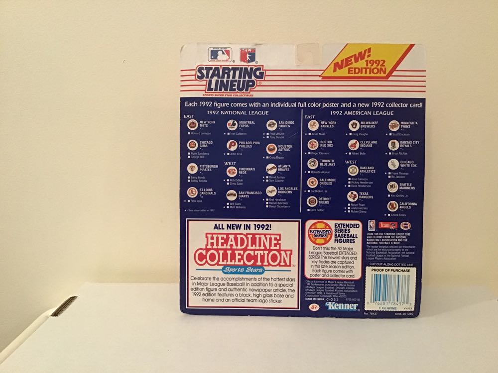 Tom Glavine - Kenner action figure collectible - Main Image 2