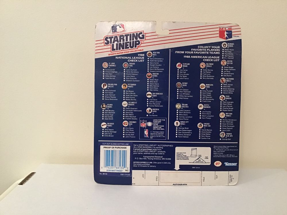Don Mattingly - Kenner action figure collectible - Main Image 2