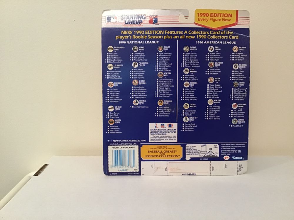 Jim Abbott - Kenner action figure collectible - Main Image 2