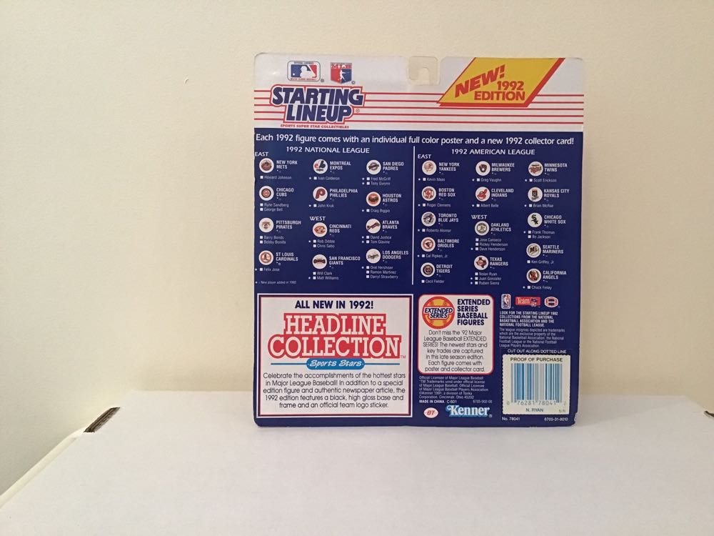 Nolan Ryan - Kenner action figure collectible - Main Image 2