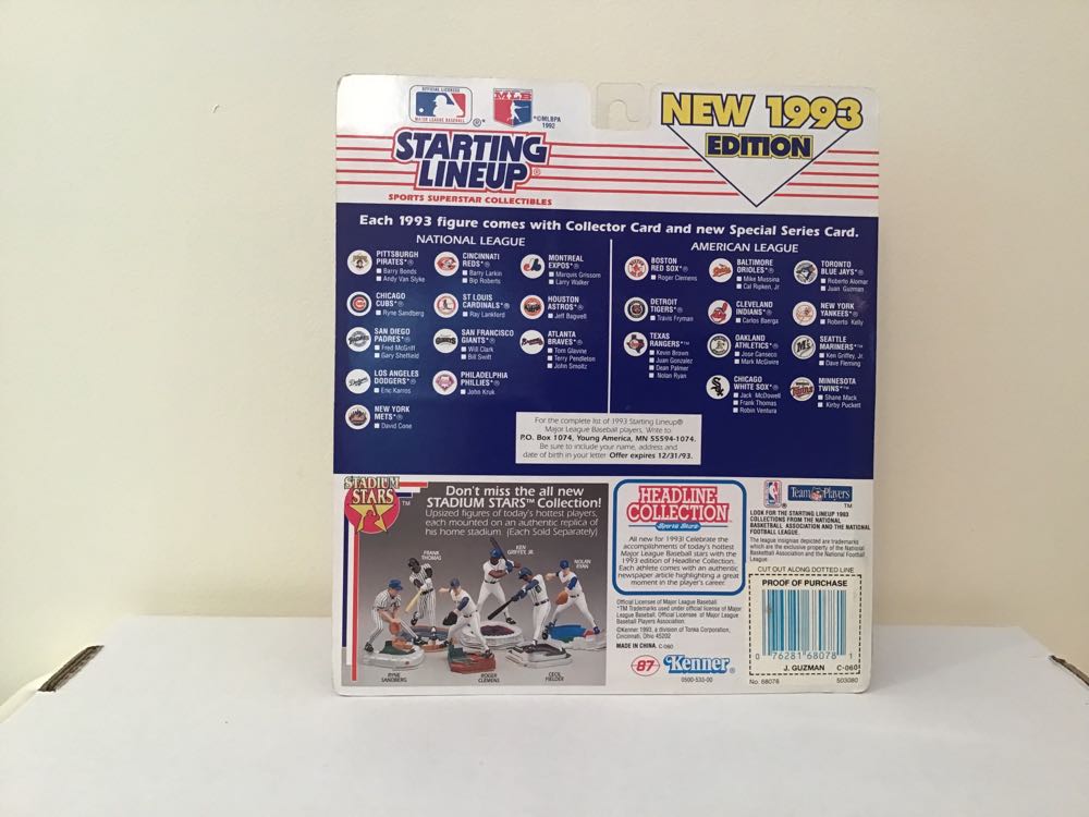 Juan Guzman - Kenner action figure collectible - Main Image 2