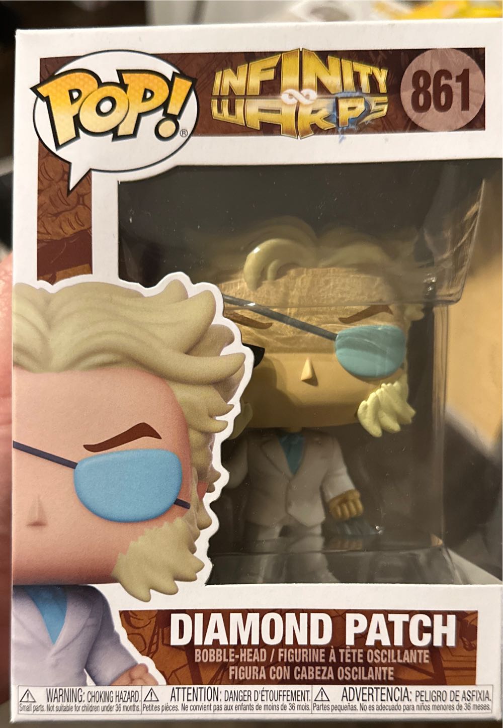 Funko-Diamon Patch Funko Pop! Marvel: Infinity Warps Diamond Patch  action figure collectible [Barcode 889698520096] - Main Image 2