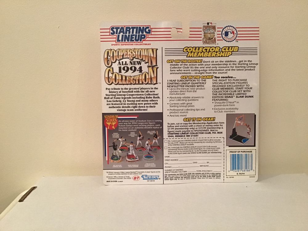 Babe Ruth - Kenner (Cooperstown Collection) action figure collectible - Main Image 2