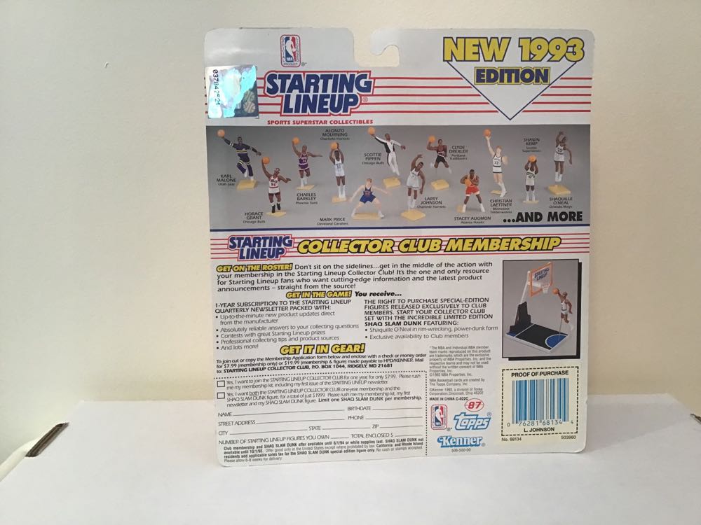 Larry Johnson - Kenner action figure collectible - Main Image 2