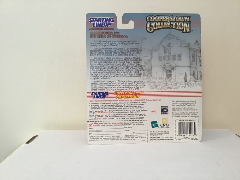 George Brett - Kenner (Cooperstown Collection) action figure collectible - Main Image 2