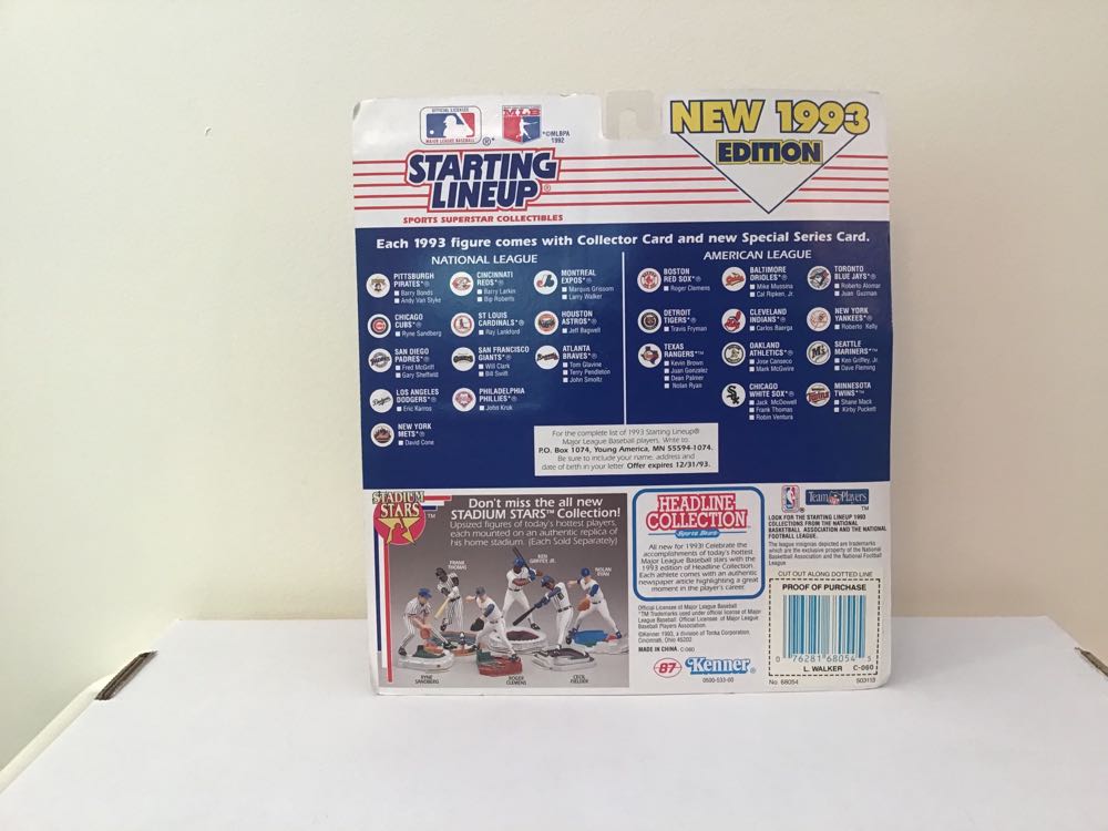 Larry Walker - Kenner action figure collectible - Main Image 2